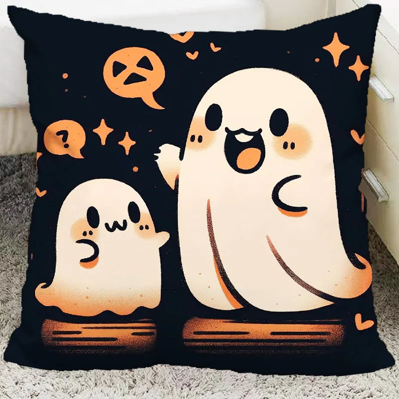 Afralia™ Halloween Plush Cartoon Pillow for Living Room and Bedroom, Festive Decoration