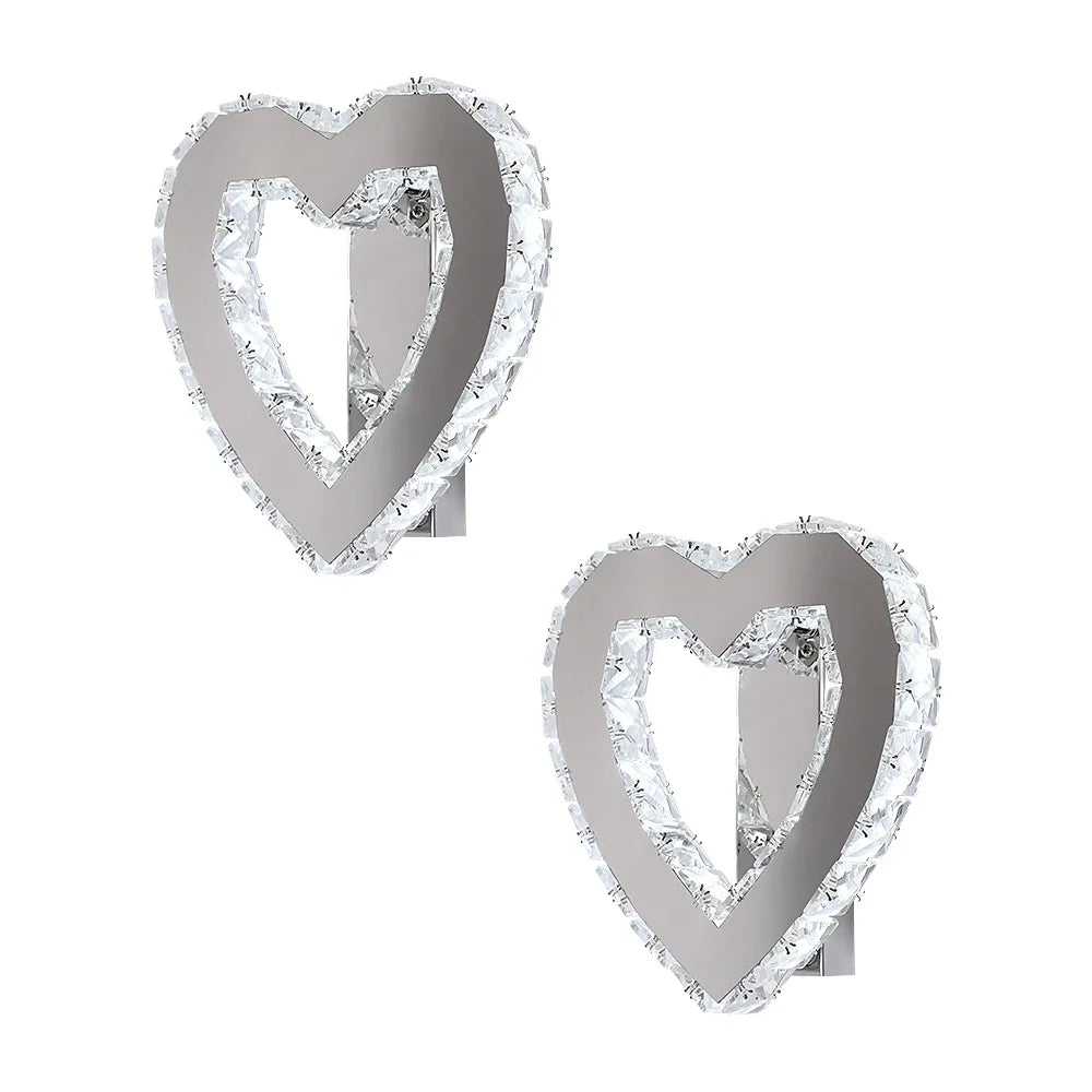 Afralia™ Crystal LED Wall Sconce: Modern Minimalist Lighting for Living Room, Bedroom, Hallway