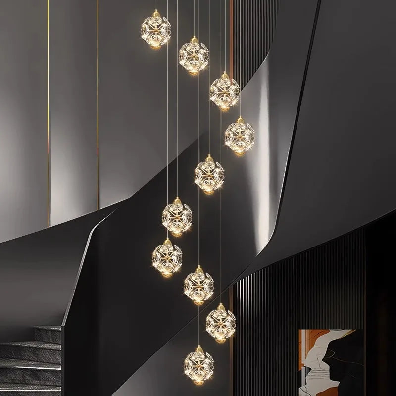 Afralia™ Modern Pendant Ceiling Light LED Chandelier Indoor Decorative Dining Room Lighting