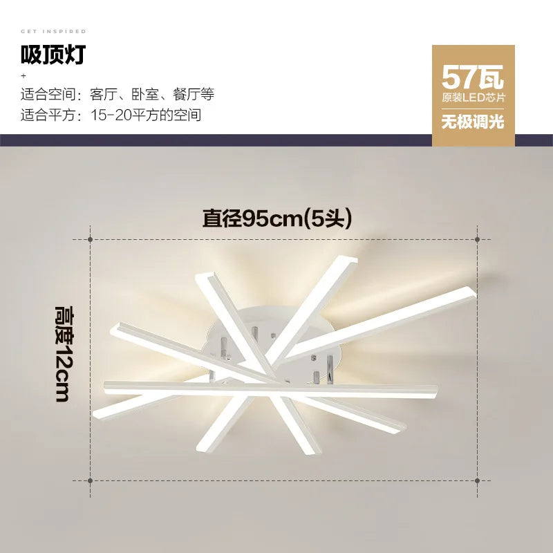 Afralia™ Modern Acrylic Ceiling Chandelier | Indoor Wrought Iron Decorative Lighting for Home