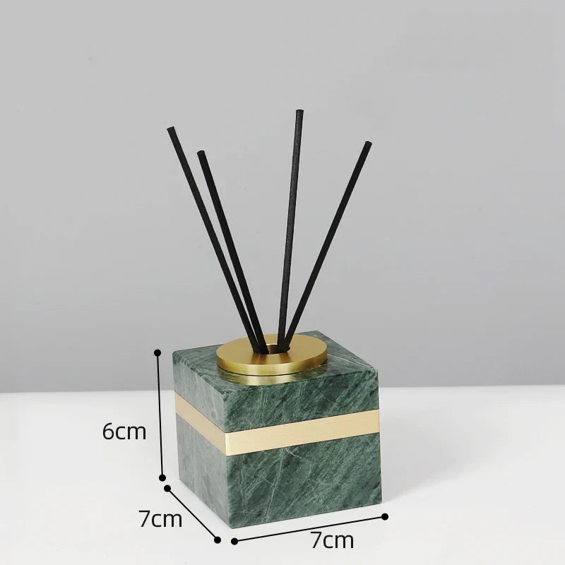 Afralia™ Luxury Gold Marble Bathroom Set with Accessories