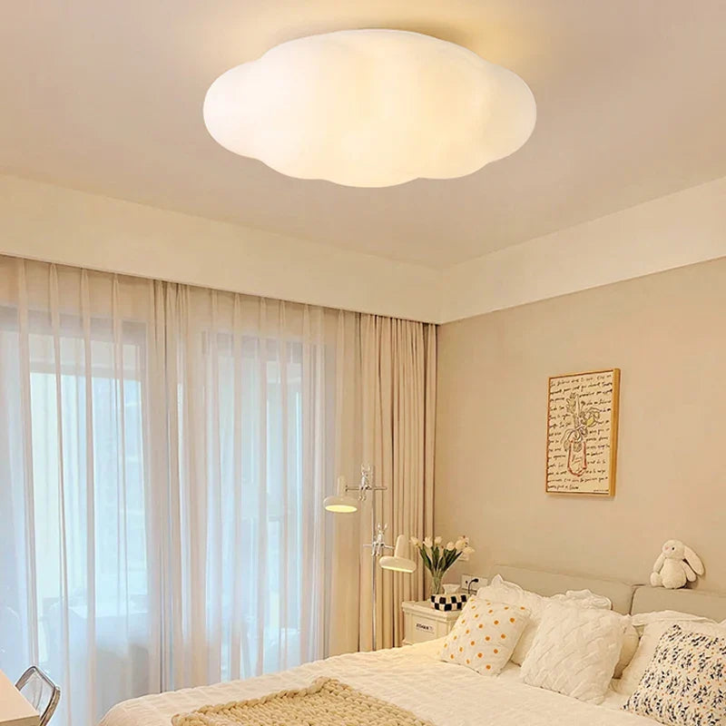 Afralia™ White LED Ceiling Lights Modern Home Living Room Decor Hanging Lamps
