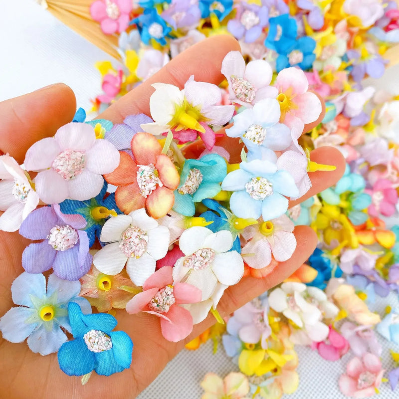 Afralia™ Mini Daisy Silk Flower Garland for DIY Dress Decoration