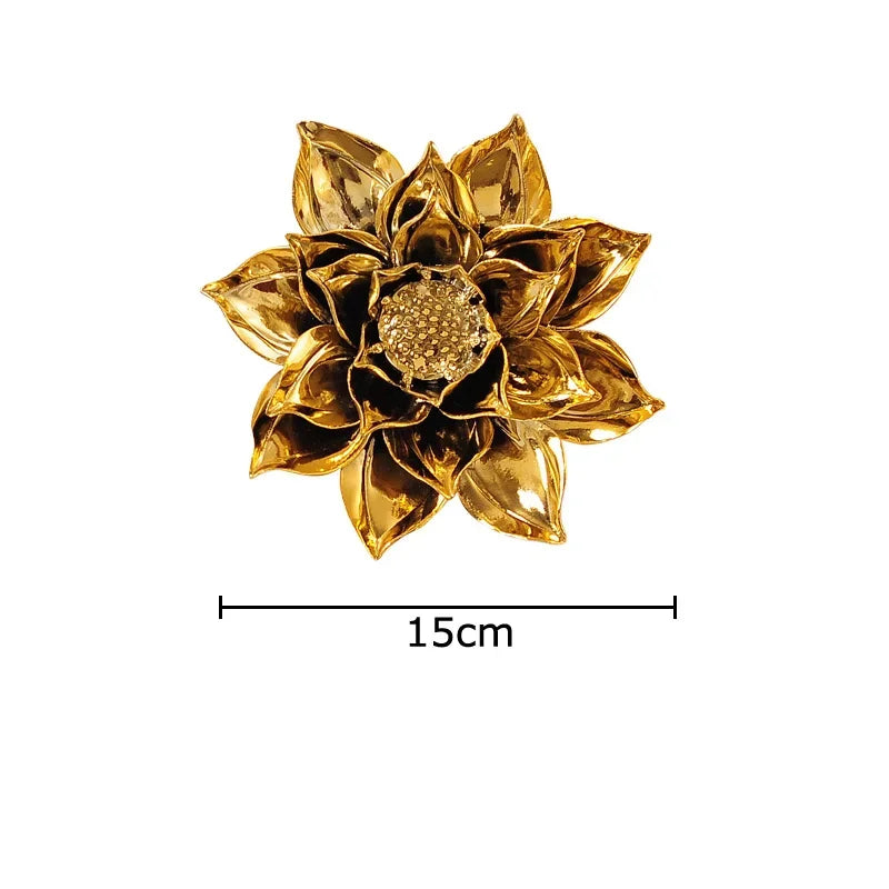 Afralia™ Ceramic Peony Flower Wall Decorations