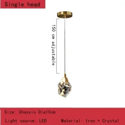 Afralia™ Crystal Chandelier Pendant Lights for Elegant Home Decor