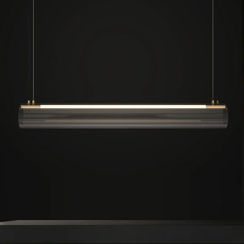 Afralia™ LED Long Tube Pendant Lights: Stylish Lighting for Home, Restaurant, and Bar