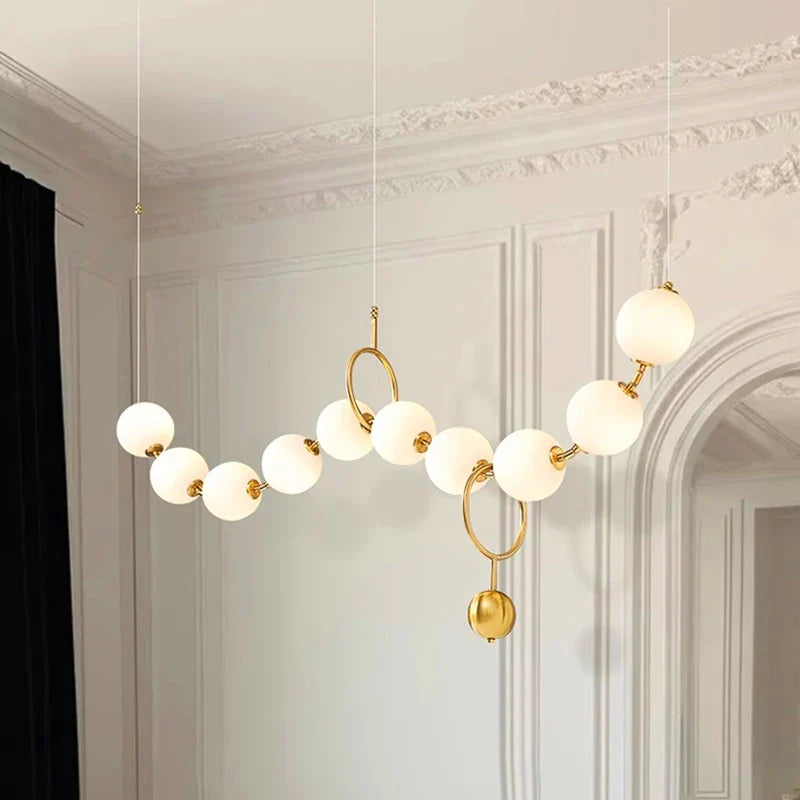 Afralia™ Modern Dine Pendant Light Chandelier for Indoor Dining Room Lighting