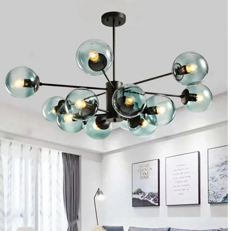 Nordic Magic Beans Chandelier for Living Room Bedroom Dining Study by Afralia™