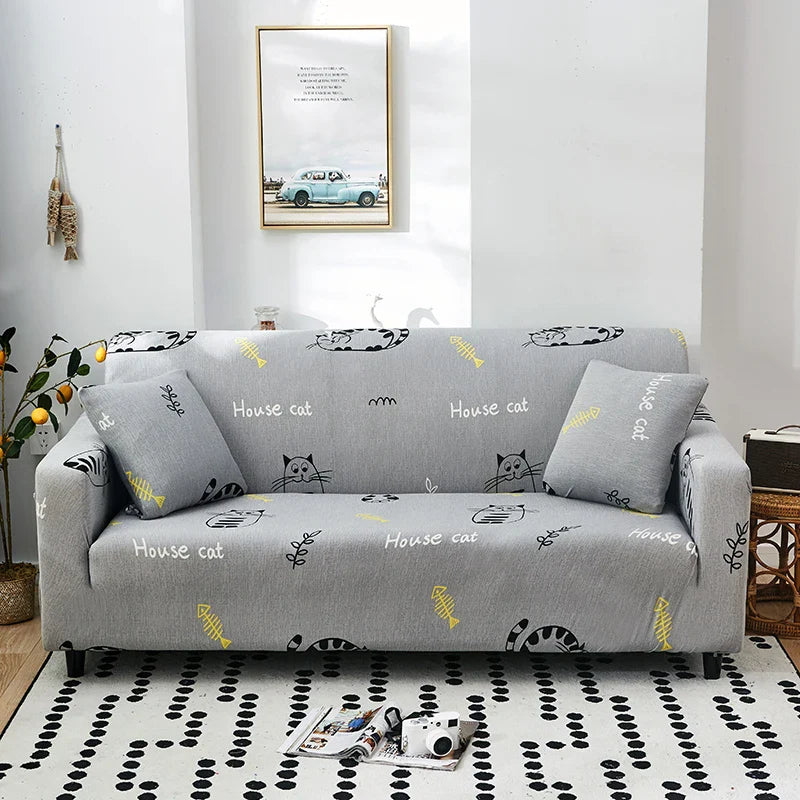 Afralia™ Stretch Sofa Cover Slipcover Print Seater Couch Protector