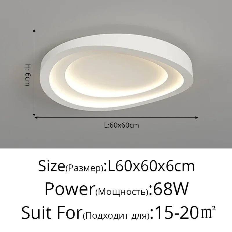 Afralia™ Designer Ceiling Lights for Living Room Kitchen Bedroom Home Decor Lighting