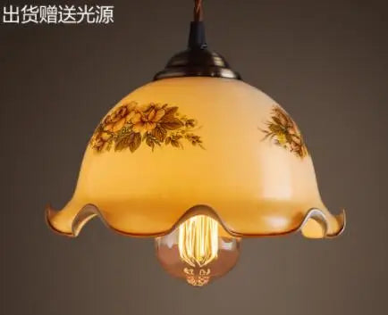 Afralia™ Blue Glass Pendant Lights for Bedroom Dinning Living Room