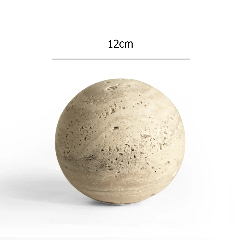 Afralia™ Marble Archway Travertine Ornament for Coffee Table Living Room Decor