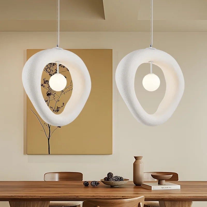 Afralia™ Wabi Sabi Chandelier | Nordic Dining Pendant Lights LED | Home Decor Hanging Lamp