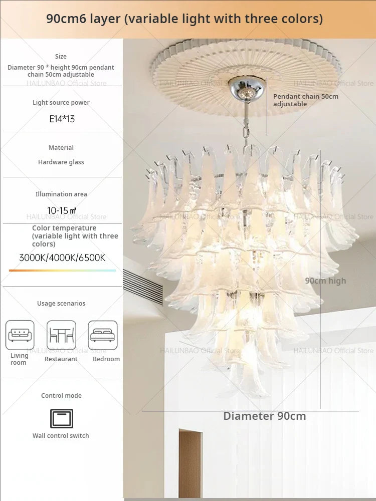 Afralia™ Elegant Crystal Chandelier for Duplex Apartment & Villa Staircase