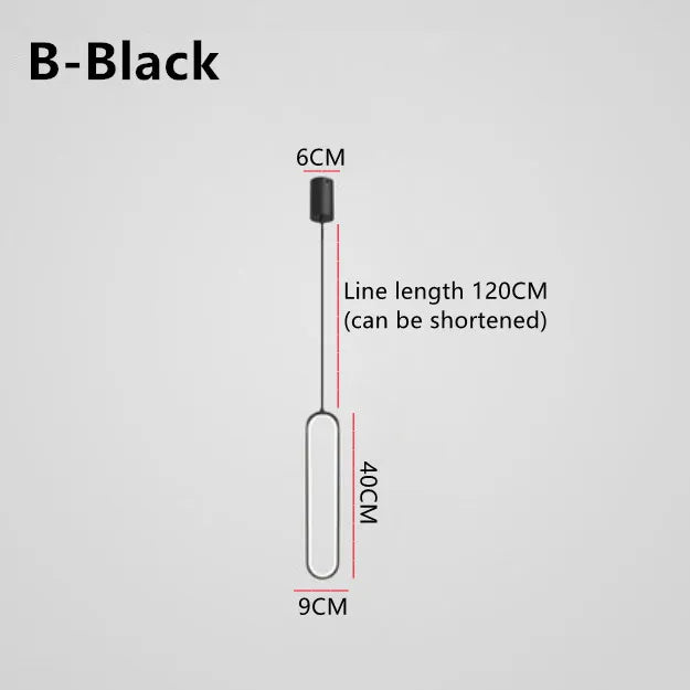 Afralia™ Modern Art Bedroom Chandelier Small Hanging Line Creative Master Bedroom Lighting