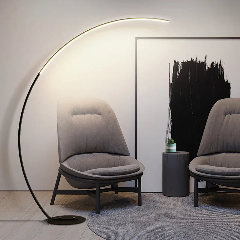 Afralia™ Nordic Fishing Floor Lamp RGB Indoor Lighting for Home and Office
