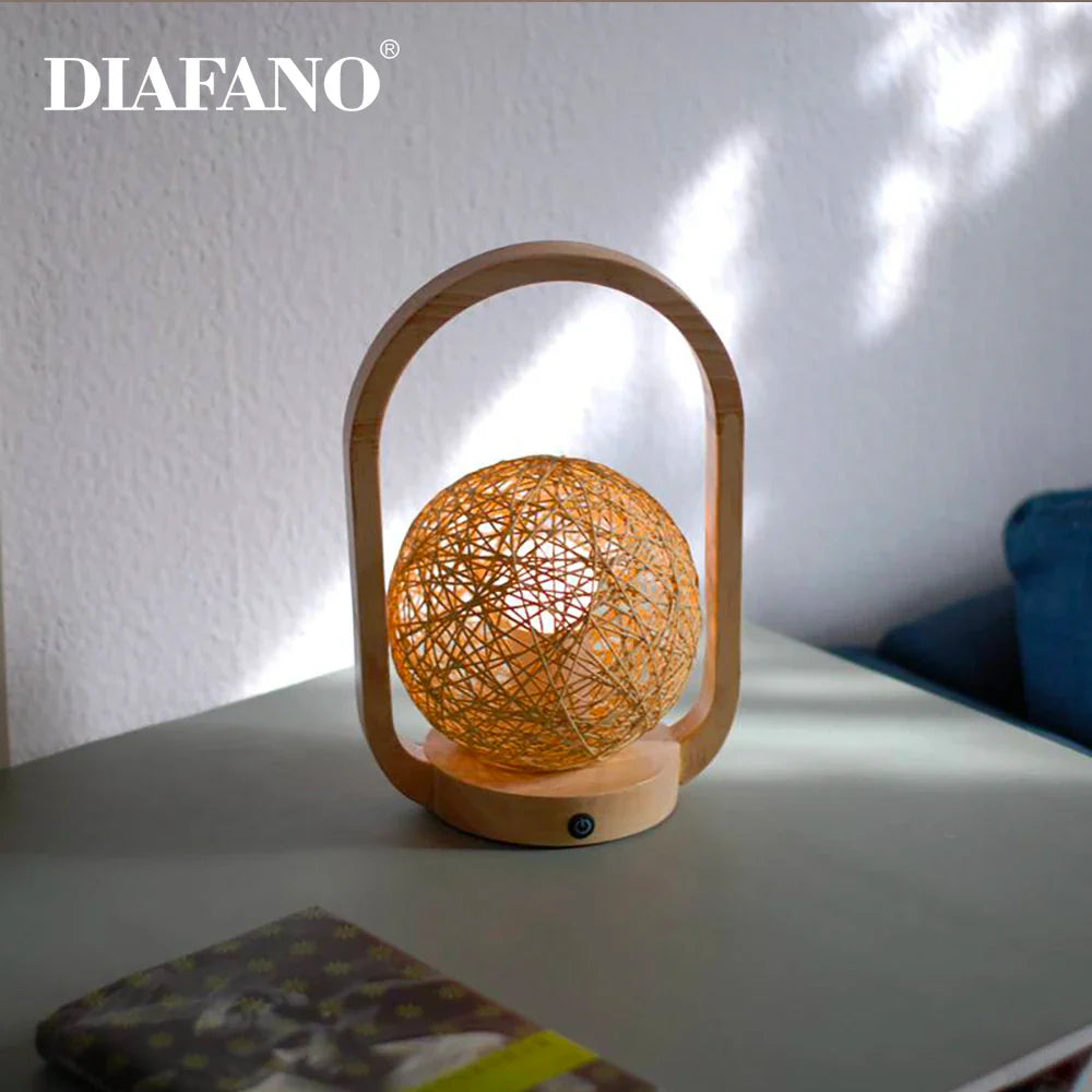 Afralia™ Touch Dimmable LED Portable Night Light for Bedside Table