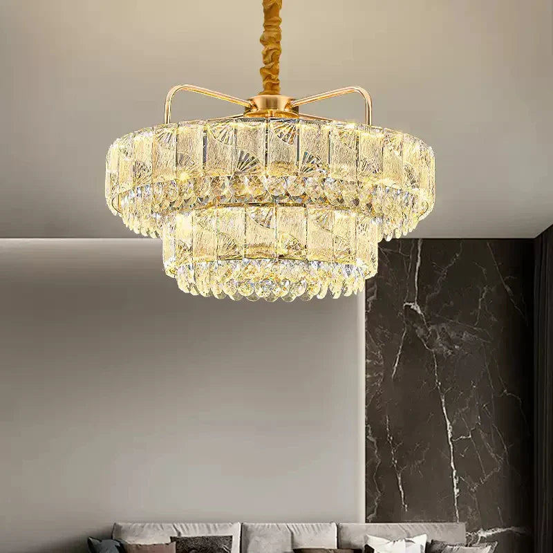Afralia™ Luxury Crystal Pendant Light for High-End Atmosphere