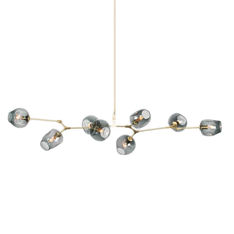 Afralia™ Modern Glass Chandelier Nordic Designer Pendant Light Industrial Hanging Light