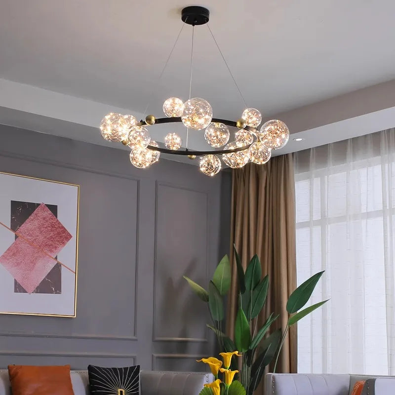 Afralia™ Crystal Chandelier: Modern Stair Pendant Lamp for Living Room, Interior Lighting