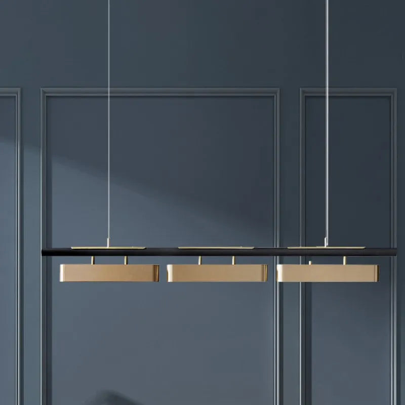 Afralia™ LED Strip Pendant Lights for Modern Minimalist Home Decor