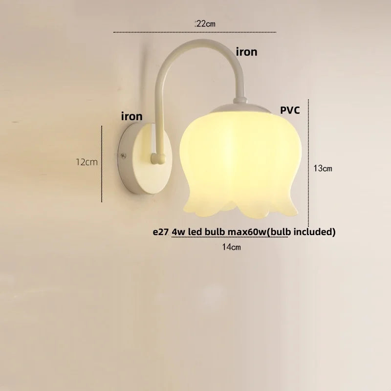Afralia™ Copper LED Wall Light Fixture for Bedroom, Bathroom, and Stairway