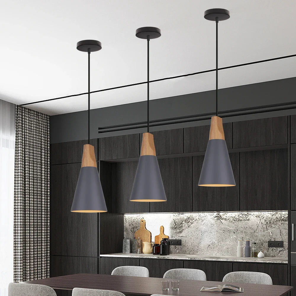 Afralia™ Modern Nordic Pendant Light for Living Room Kitchen Ceiling Lamp