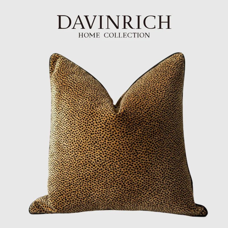 Afralia™ Leopard Cheetah Print Pillow Covers Modern Accent Cushion Case Home Decor