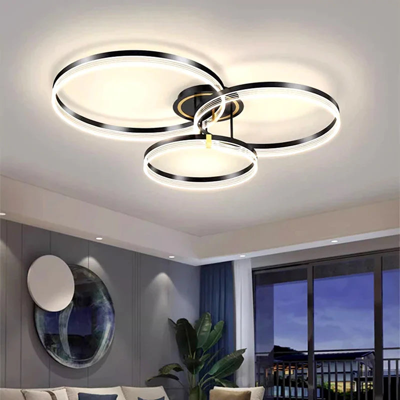 Afralia™ Nordic LED Ceiling Light for Home Salon Bedroom Decor and Living Room Lighting