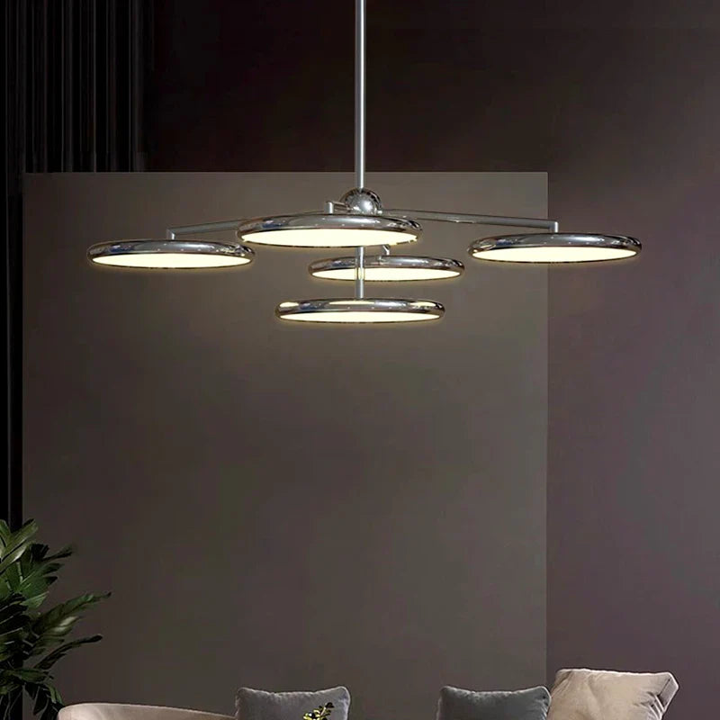 Afralia™ Modern indoor Pendant Light LED Chandelier for Living Room Dining Room Lighting