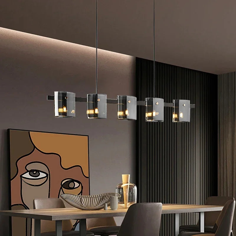 Afralia™ Nordic LED Pendant Light Fixture for Dining & Living Room Aesthetic Lighting