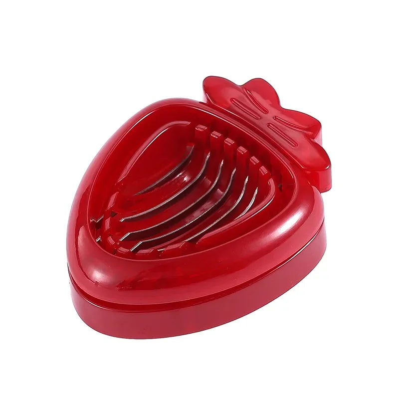 Afralia™ Strawberry Slicer Cutter Kitchen Gadget Salad Berry Cake Decoration Tool