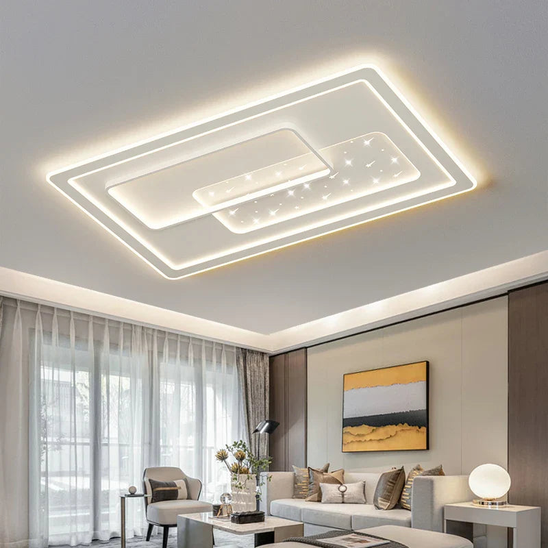 Afralia™ Modern LED Ceiling Lights for Living Room Bedroom Study - Indoor Lighting Decor