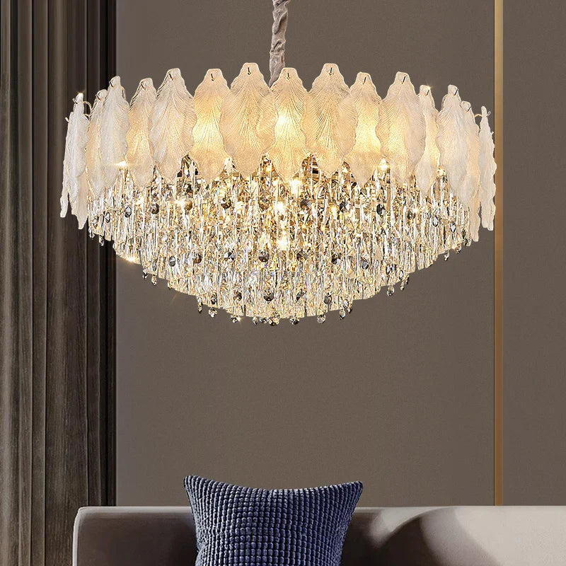 Afralia™ Crystal Chandelier: Modern Elegance for Living Room, Bedroom - High-End Luxury Lighting