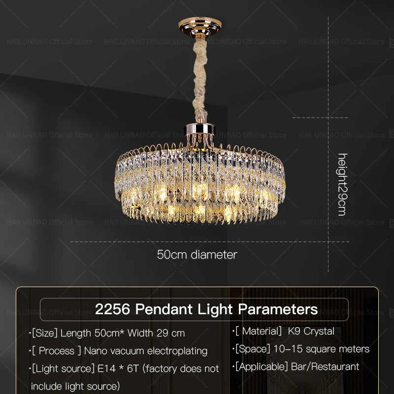 Afralia™ Crystal Chandelier: Modern Luxury for Living Room, Restaurant, Hotel Lobby