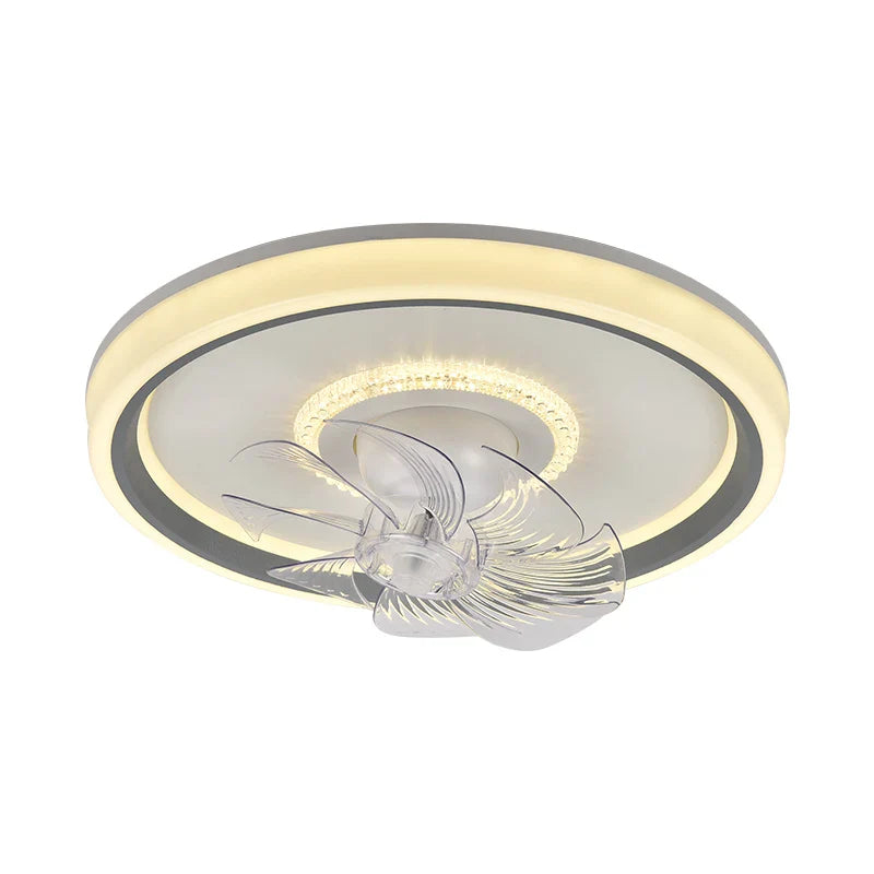 Afralia™ 6-Speed LED Ceiling Fan Light for Living Room - 360° Rotation