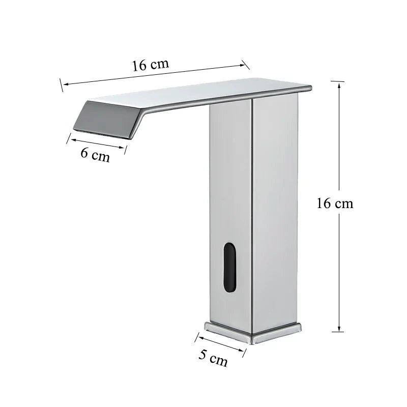 Afralia™ Sensor Waterfall Basin Faucet - Automatic Cold Hot Mixer Tap
