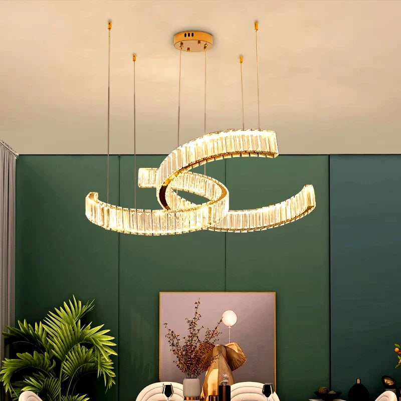 Afralia™ Crystal Chandelier for Modern Home Decoration and Interior Lighting