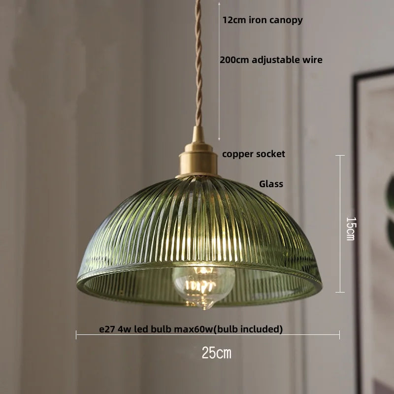 Afralia™ Nordic LED Pendant Lamp White Glass Adjustable Wire Brass Switch