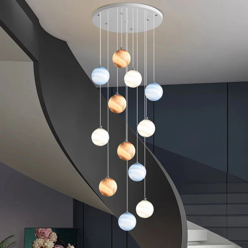 Afralia™ Modern Dine Pendant Lights LED Chandelier Ceiling Lamp Indoor Lighting