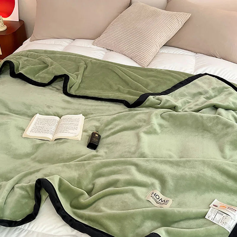 Afralia™ Milk Velvet Blanket: Cozy Flannel Sofa Cover for All Seasons