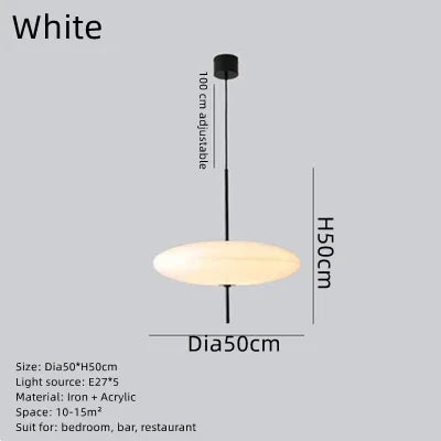 Afralia™ UFO Design Led Acrylic Pendant Light for Kitchen and Dining Room