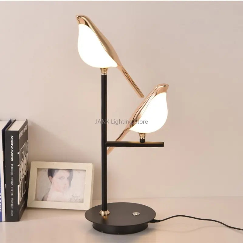 Afralia™ Magpie Bird Pendant Lamps for Home LED Chandelier & Wall Lamp