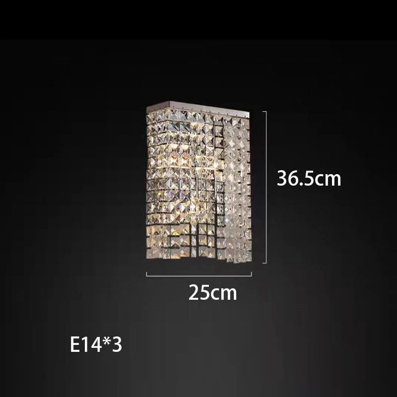 Afralia™ Crystal Tassel Golden Ceiling Chandelier for Dining Table