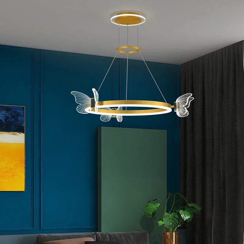 Afralia™ Nordic Crystal LED Chandelier: Modern Home Ceiling Light Fixture