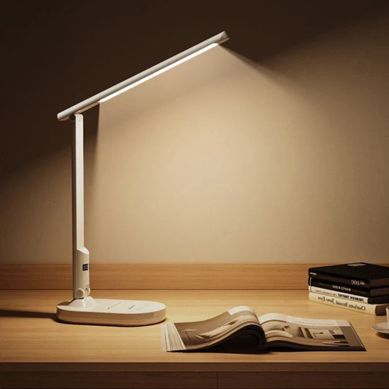 Afralia™ Touch LED Desk Lamp: 3 Dimmable Levels, Foldable, USB Rechargeable, Eye Protection