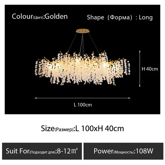 Afralia™ Crystal Pendant Chandelier: High-End Luxury LED Lighting for Home Decor
