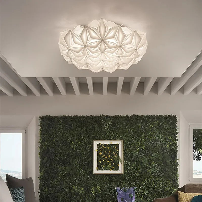 Afralia™ Geometric Italian Design Ceiling Light for Romantic Dining Room & Living Room