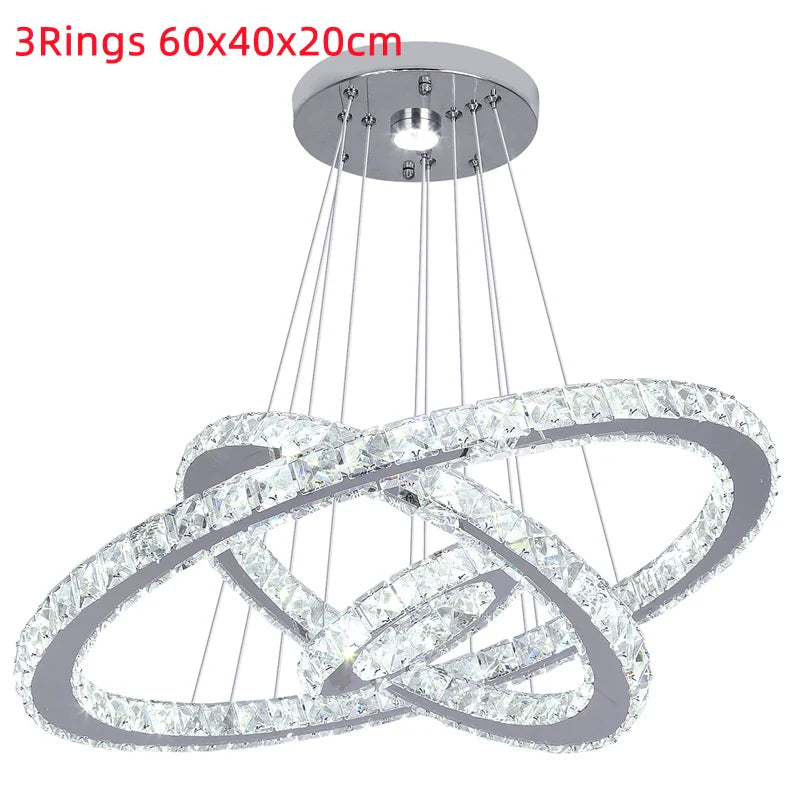 Afralia™ Crystal Pendant Chandeliers Modern Nordic Style Dining Room Living Room Lighting