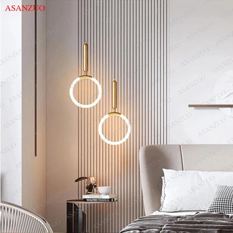 Afralia™ Nordic Ring Pendant Light for Home and Retail Spaces